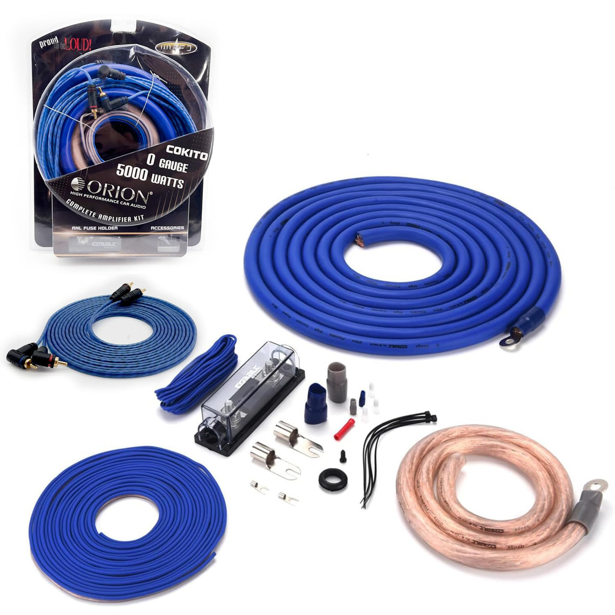 0-Gauge CCA Amp Wiring Kit U330405