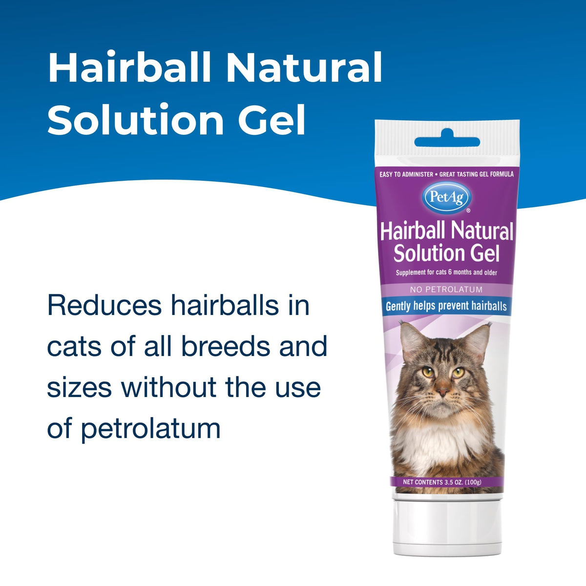Hairball Gel Supplement for Cats 3.5 oz Pack of 2 Z609