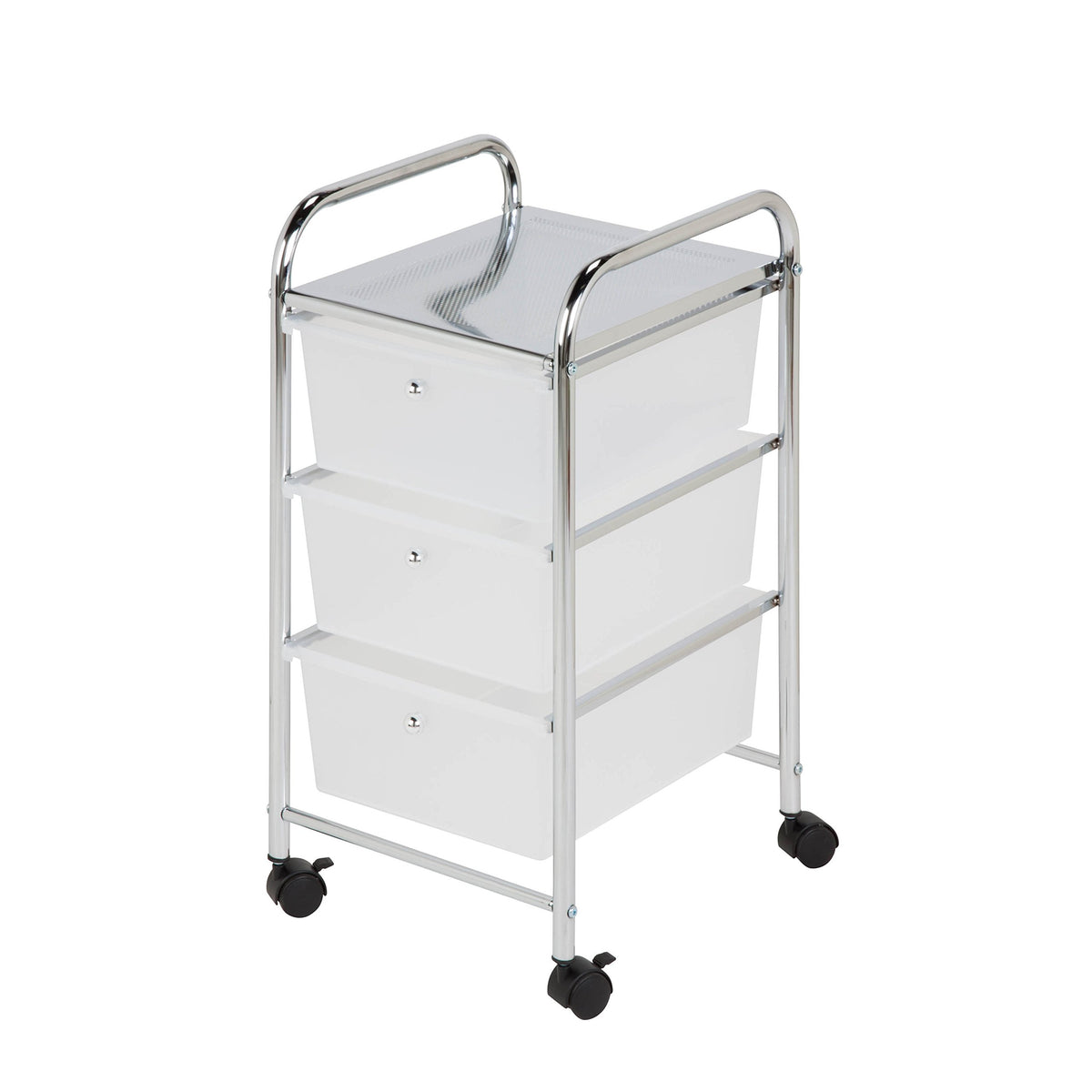 3 Drawer Plastic Storage Cart on Wheels U2540