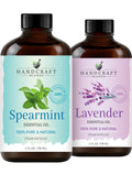 Lavender and Spearmint Essential Oils 2 x 4 Fl Oz E6208