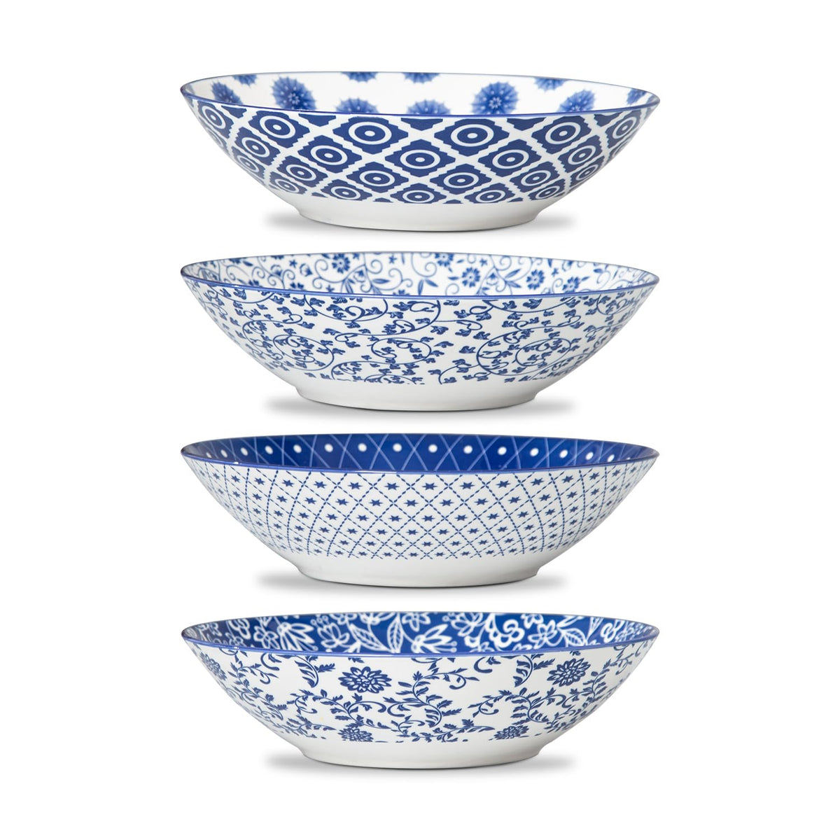 40 Oz Ceramic Pasta Bowls Set of 4 E4504