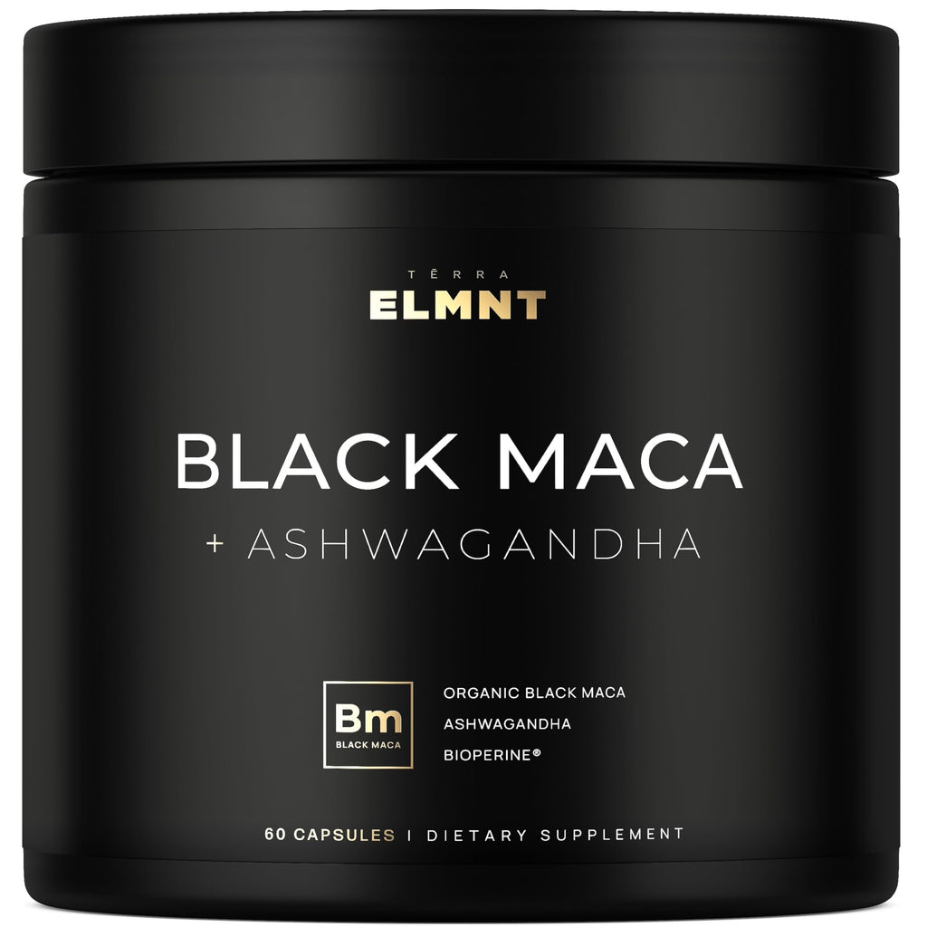 Organic Black Maca Root with Ashwagandha B827