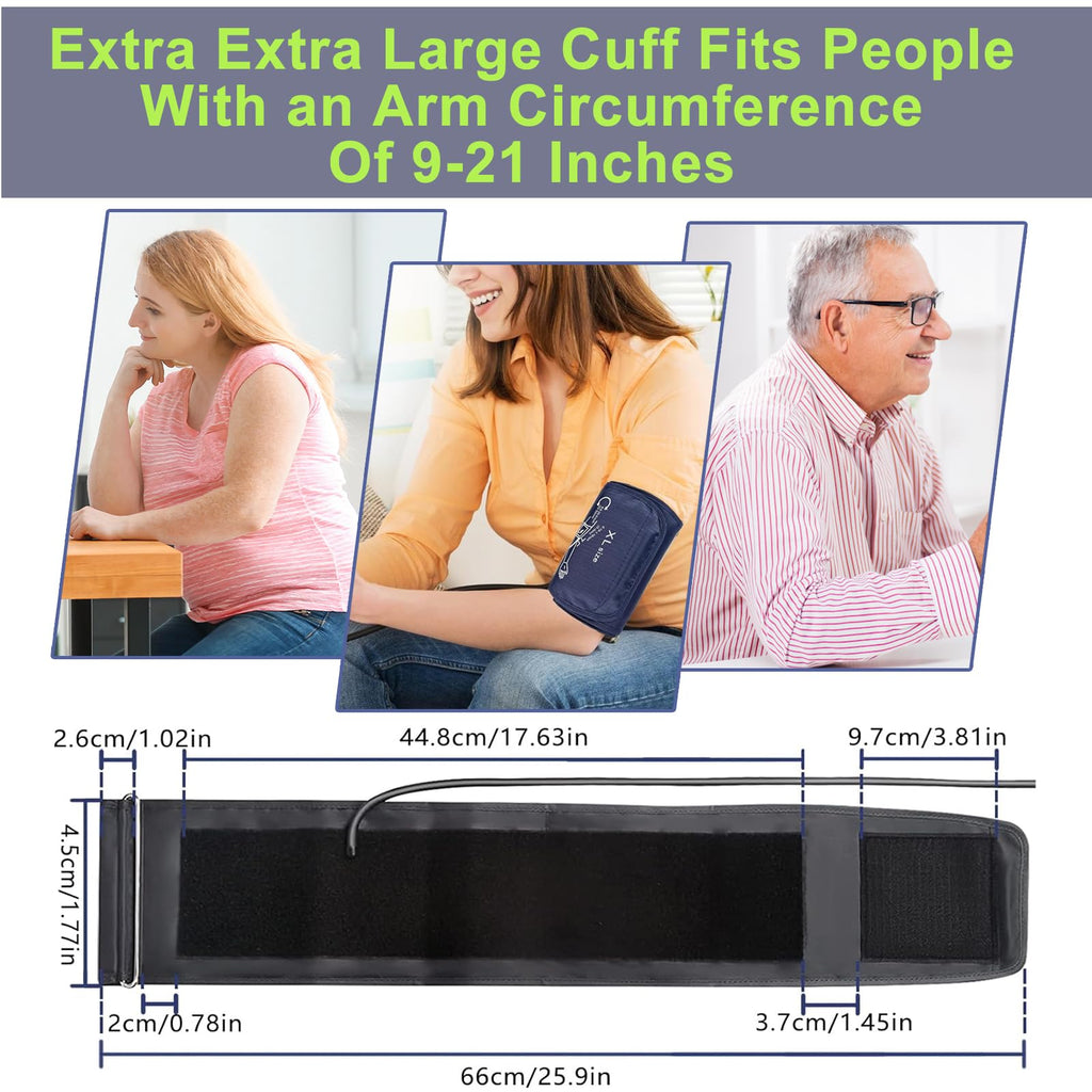 Extra Large Blood Pressure Cuff 22-52CM Adjustable D5543