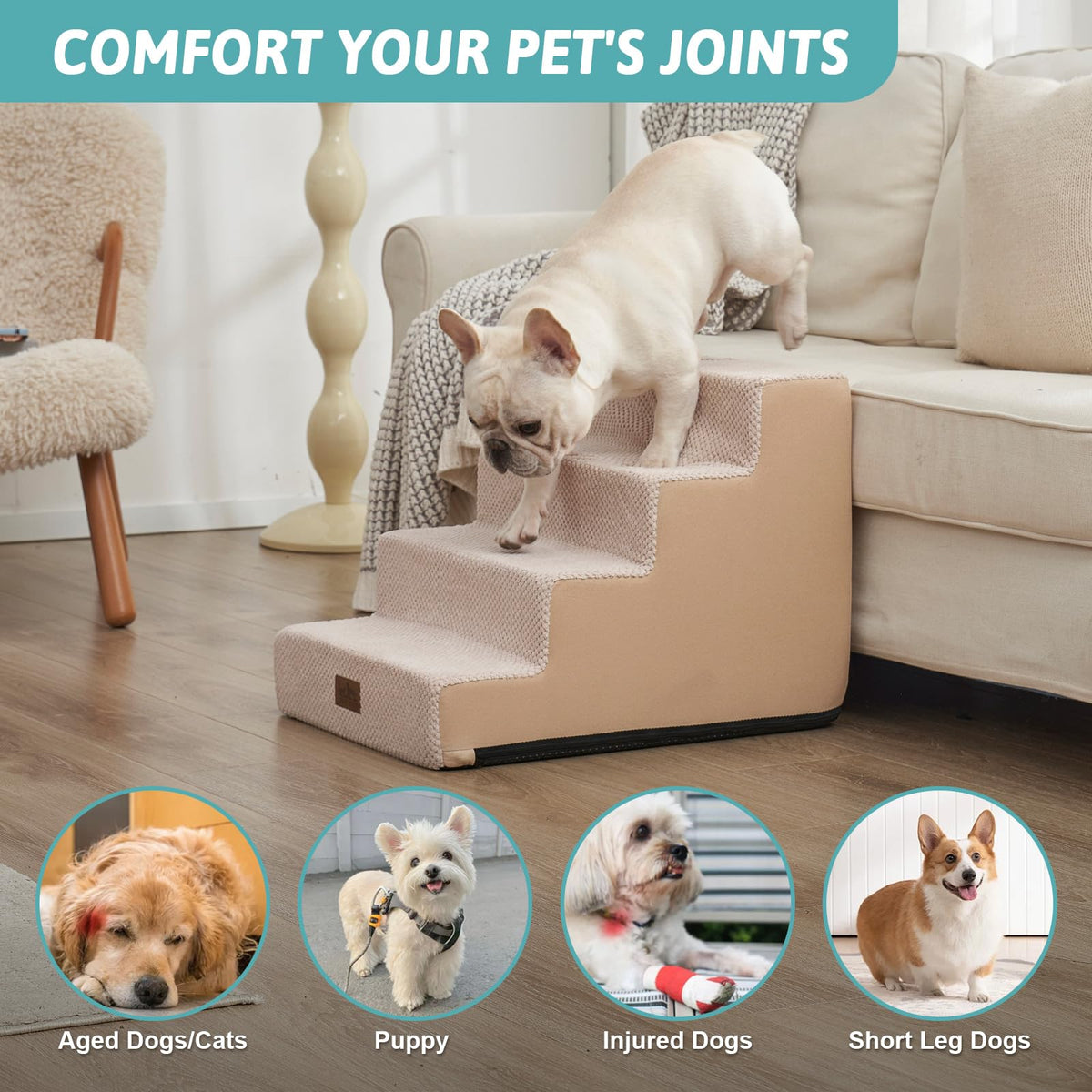 4 Step Pet Stairs C900688