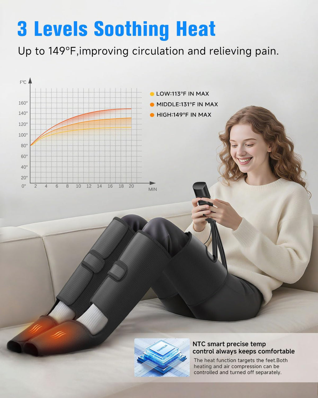 Black Leg Compression Boots D1153