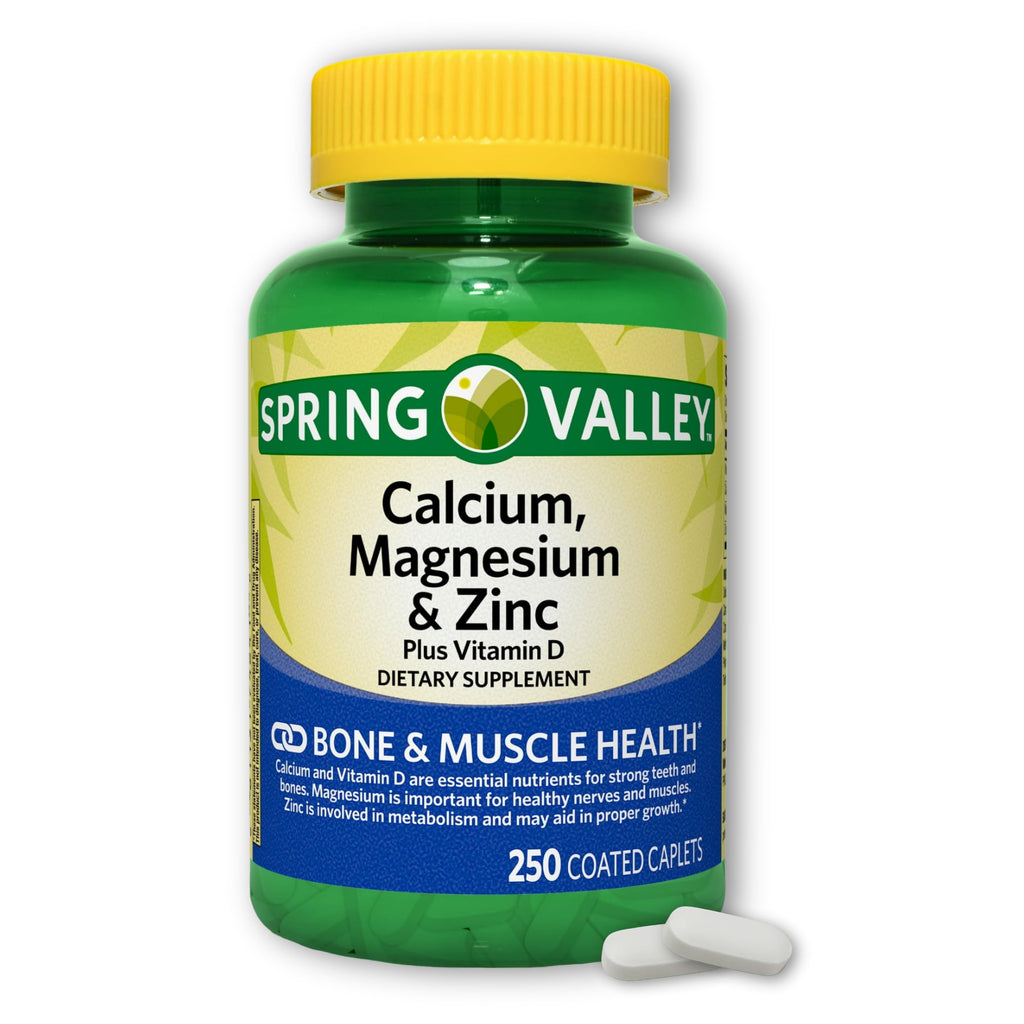 Calcium Magnesium Zinc with D3 Caplets 250ct Q645