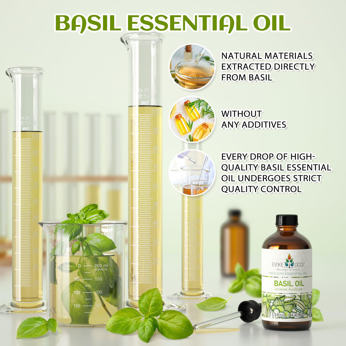 Basil and Lavender Essential Oil 4 Fl Oz S88476