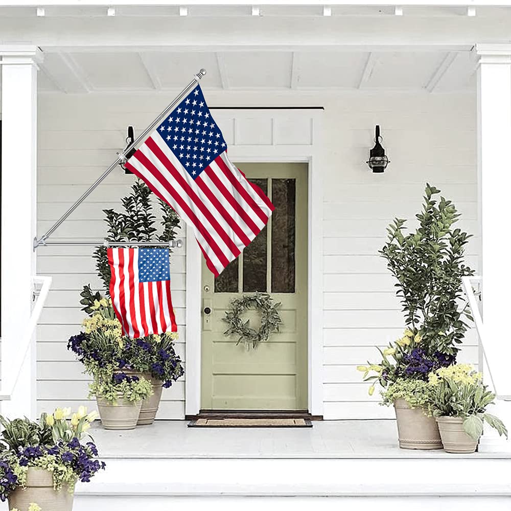 6 FT Stainless Steel Tangle Free Flag Pole Kit S13208