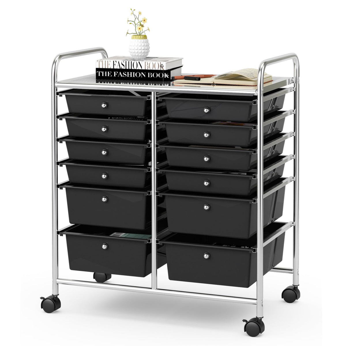 12 Drawer Rolling Storage Cart L241170