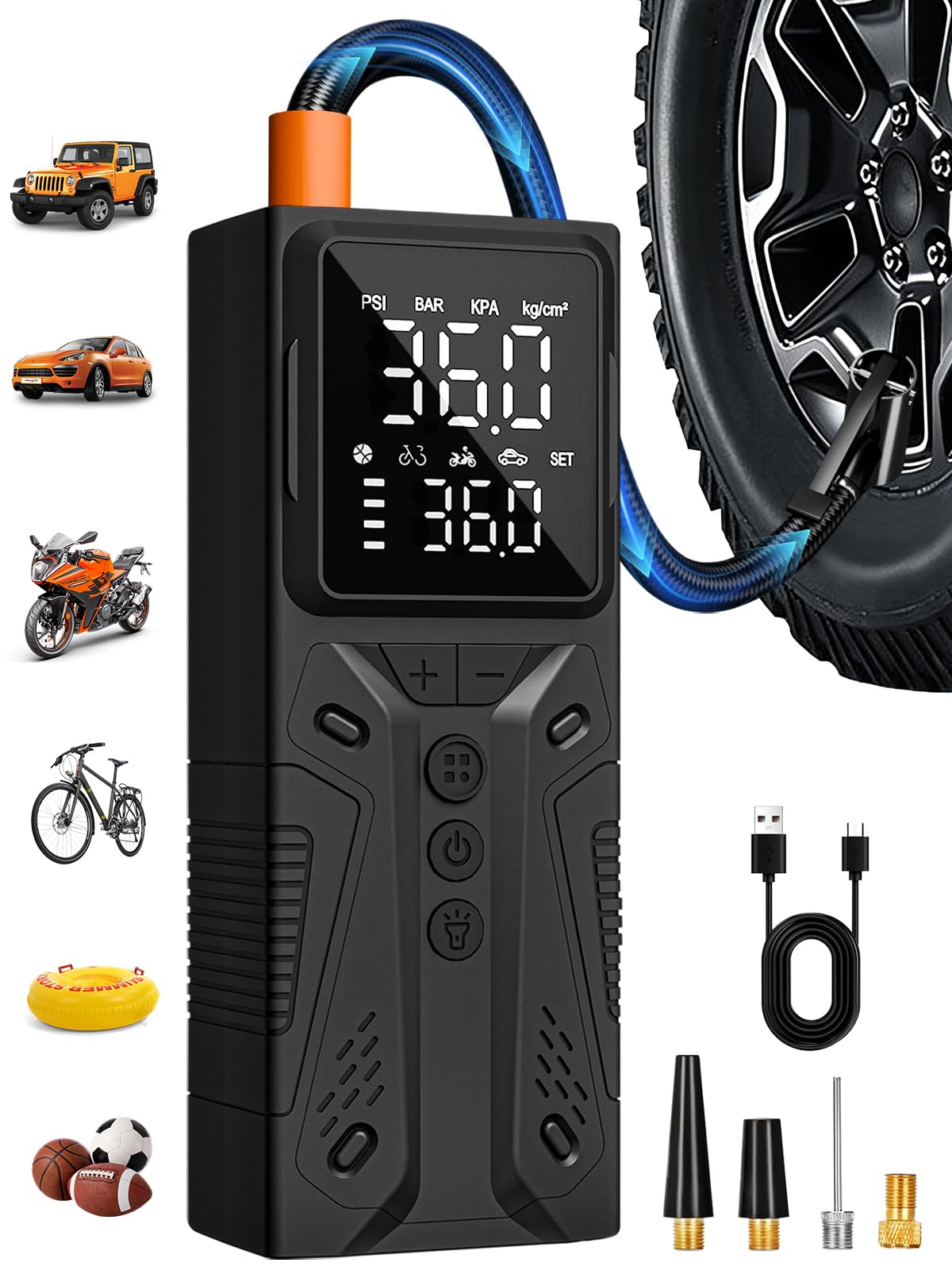 Portable Air Compressor 150PSI Auto Shut-Off T24145