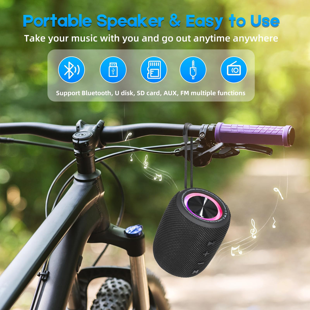 20W IPX6 Waterproof Portable Bluetooth Speaker K142
