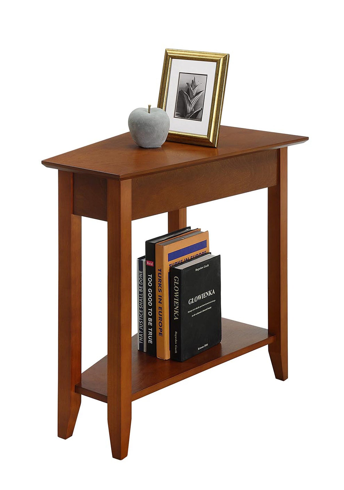 24" Cherry End Table with Storage Shelf Q66535