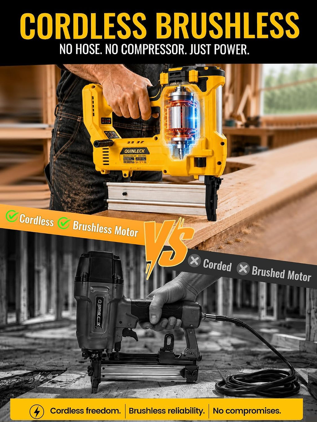 2-in-1 Brad Nailer Staple Gun K317528