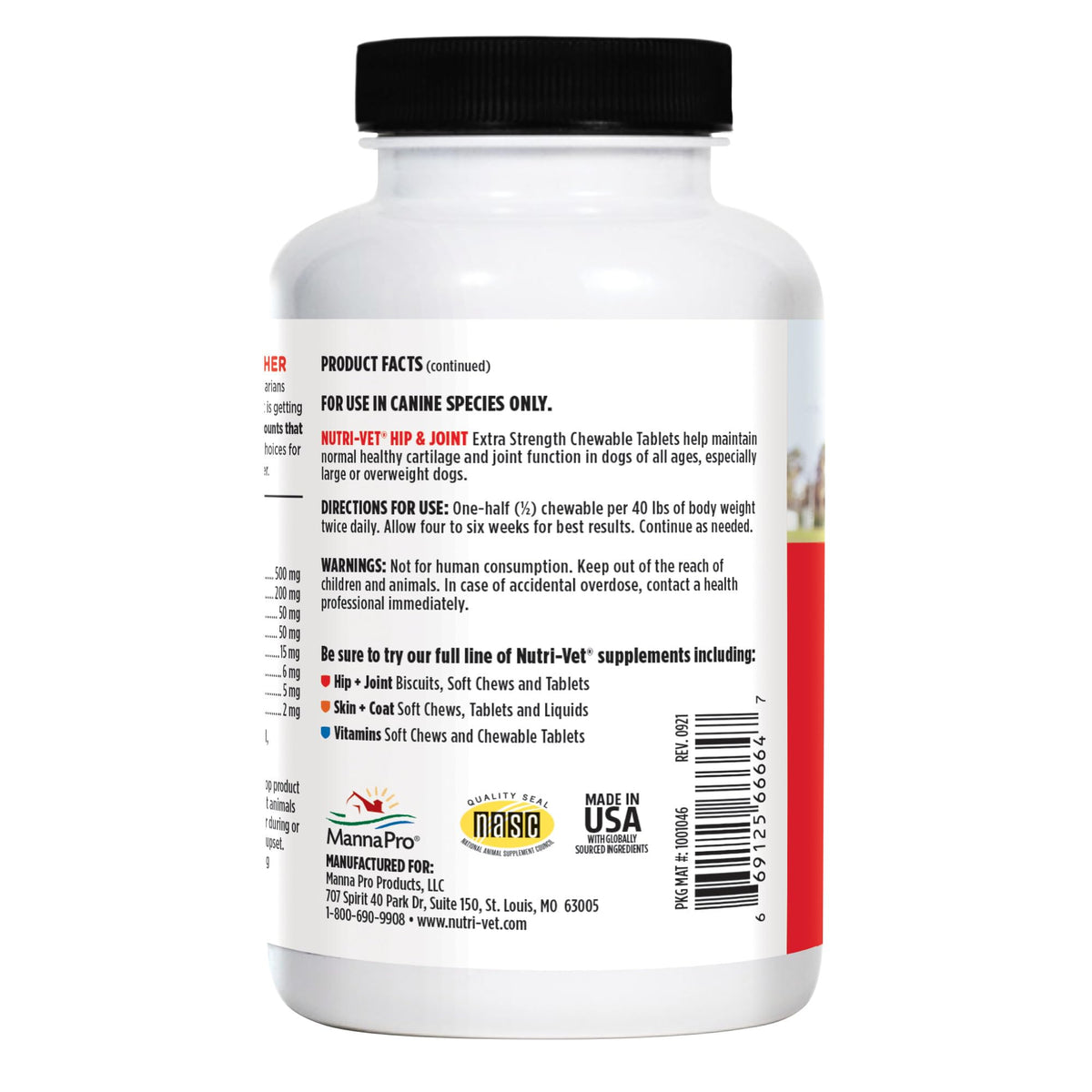 500mg Glucosamine Hip & Joint Supplement, 120 Ct V9788