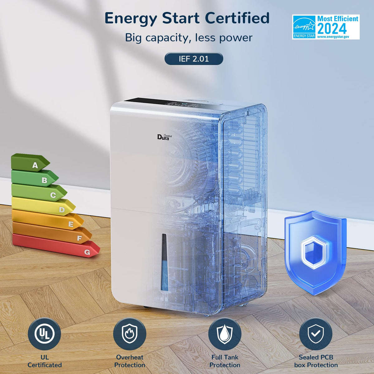 50 Pint Smart Dehumidifier with Pump X838