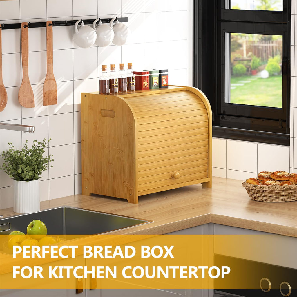 Bamboo Bread Box C212336