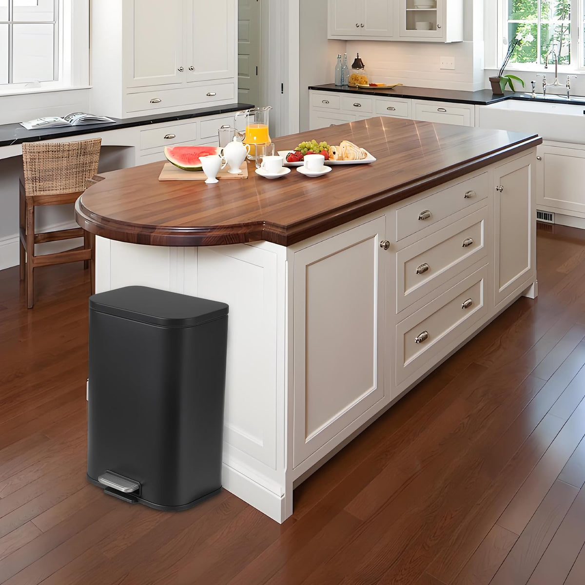 12L Stainless Steel Slim Trash Can N283511