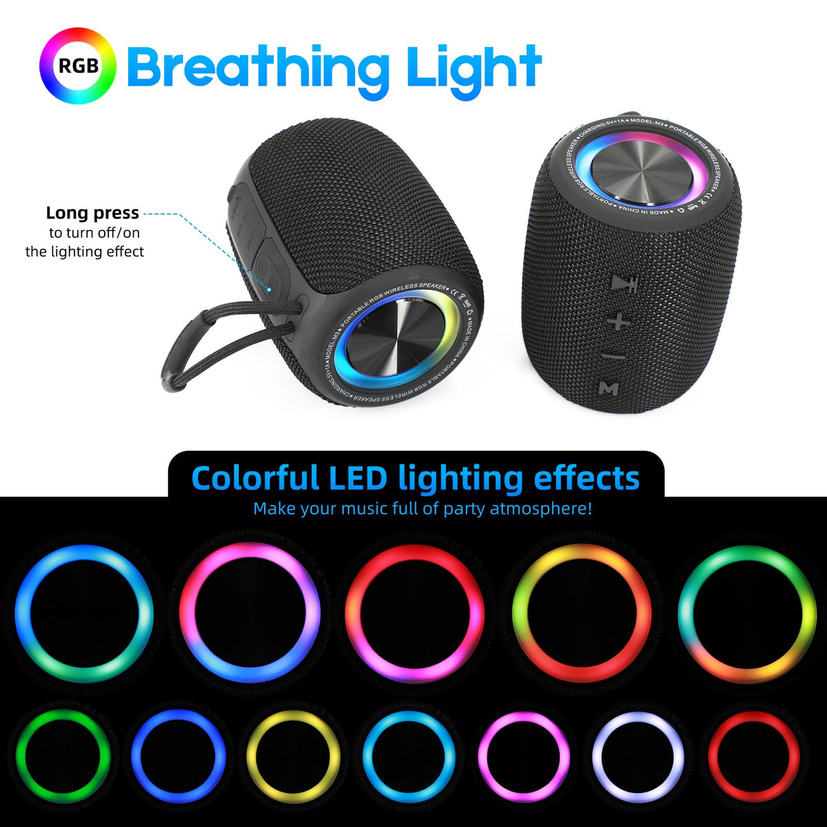 20W IPX6 Waterproof Portable Bluetooth Speaker K142