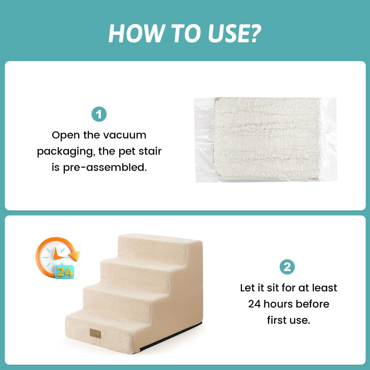 4 Step Pet Stairs C900688