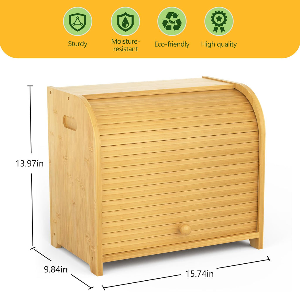 Bamboo Bread Box C212336