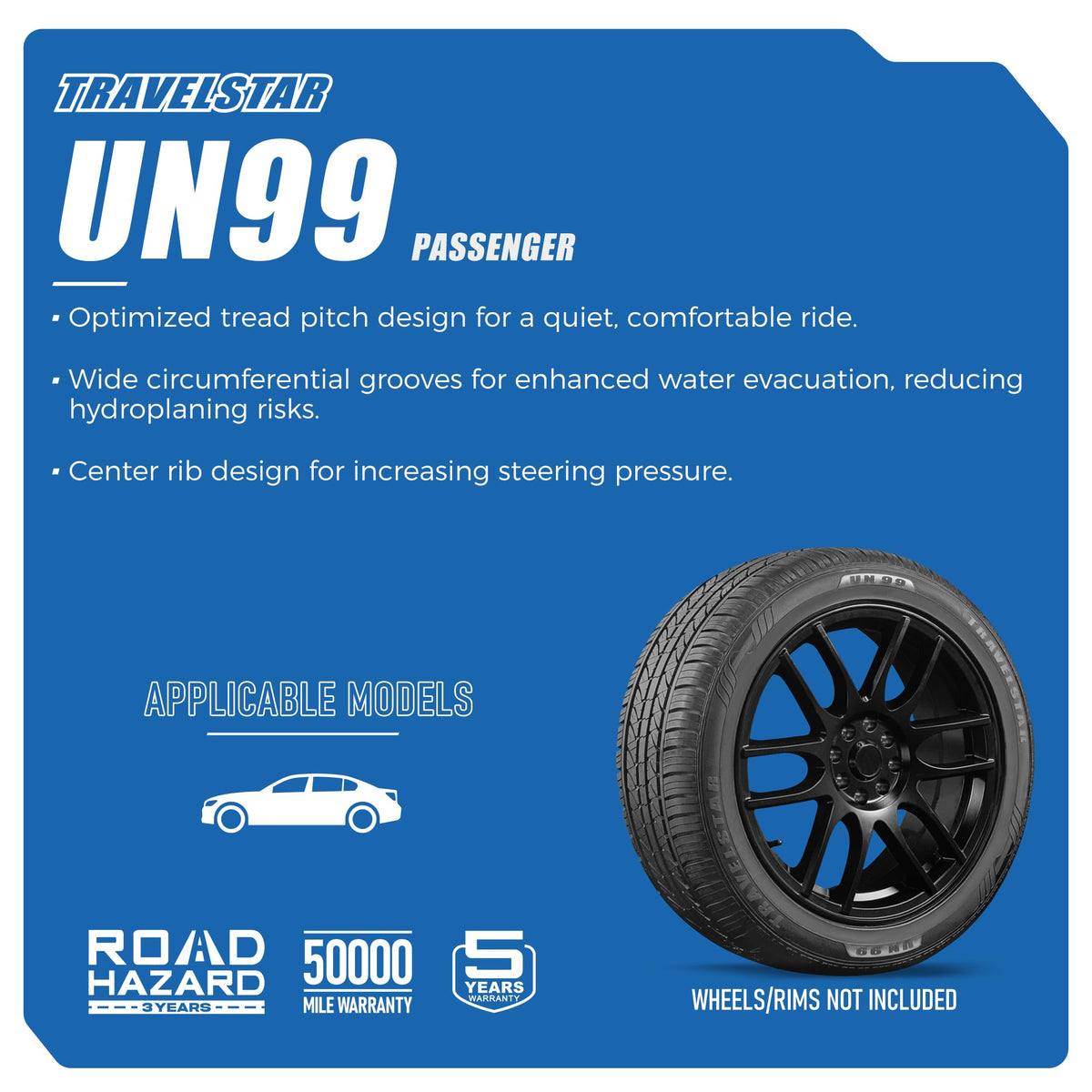 Set of 4 195/65R15 91H All Season Radial Car Tire F866
