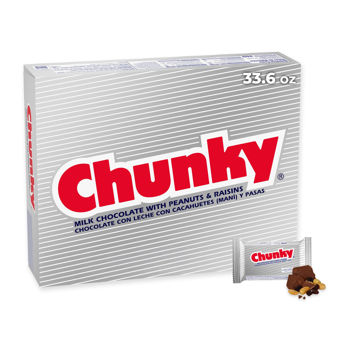 Chunky Milk Chocolate Candy Bars 24 Pack 33.6 Oz O31651