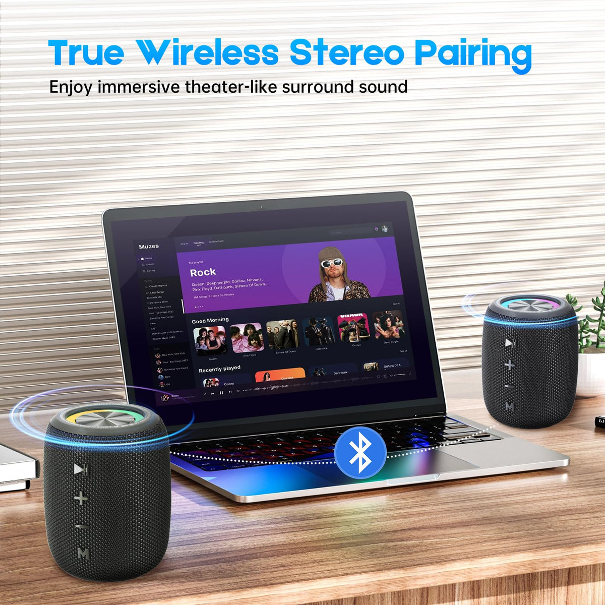 20W IPX6 Waterproof Portable Bluetooth Speaker K142