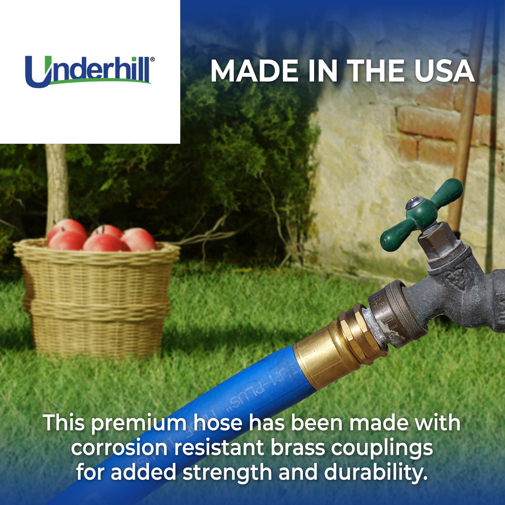 Blue 100 ft Lightweight Flexible Anti-Kink Garden Water Hose Q687