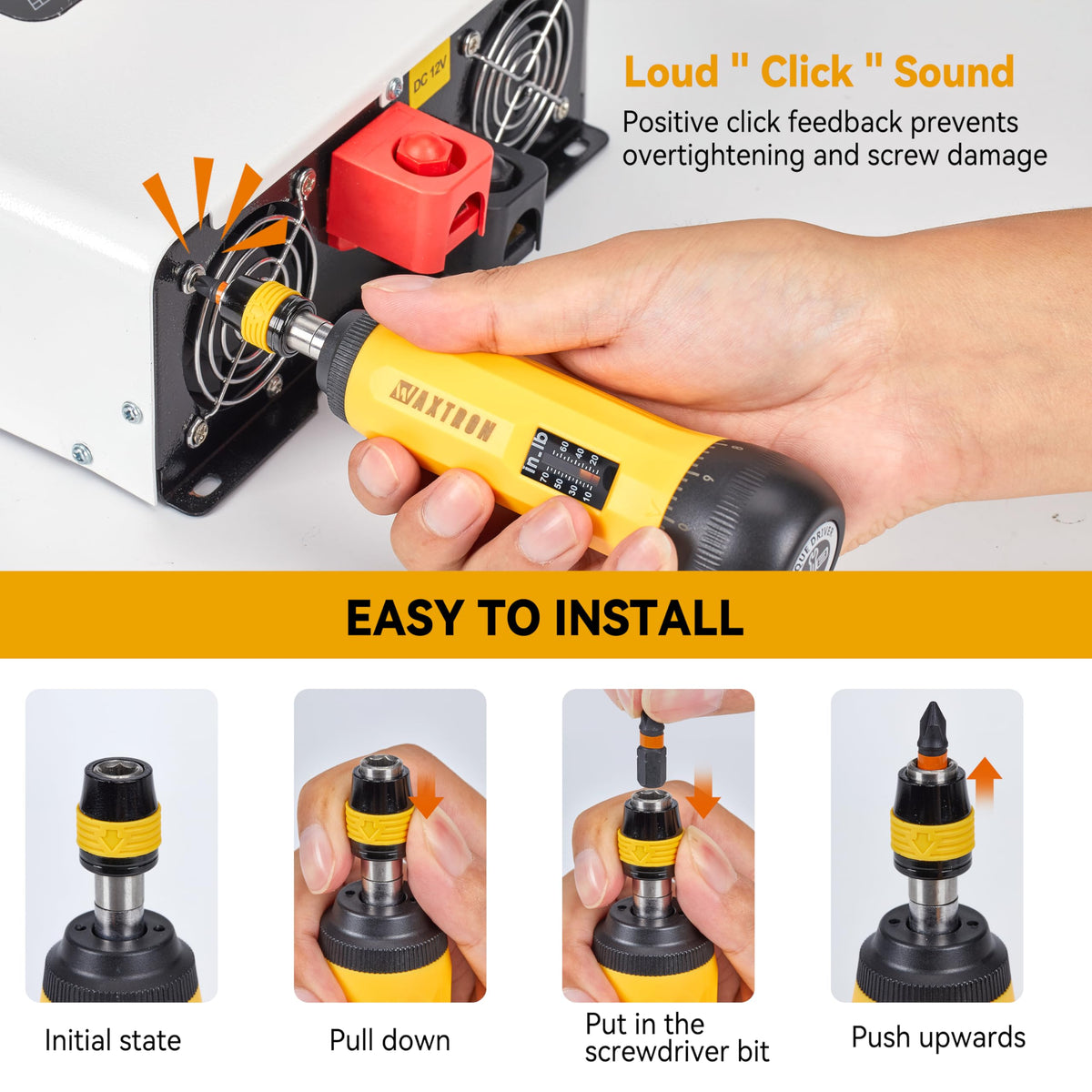 Torque Screwdriver Set 13-Piece 1/4" Drive M8356