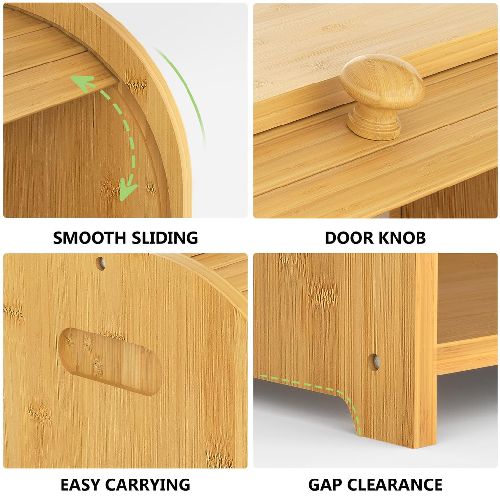 Bamboo Bread Box C212336