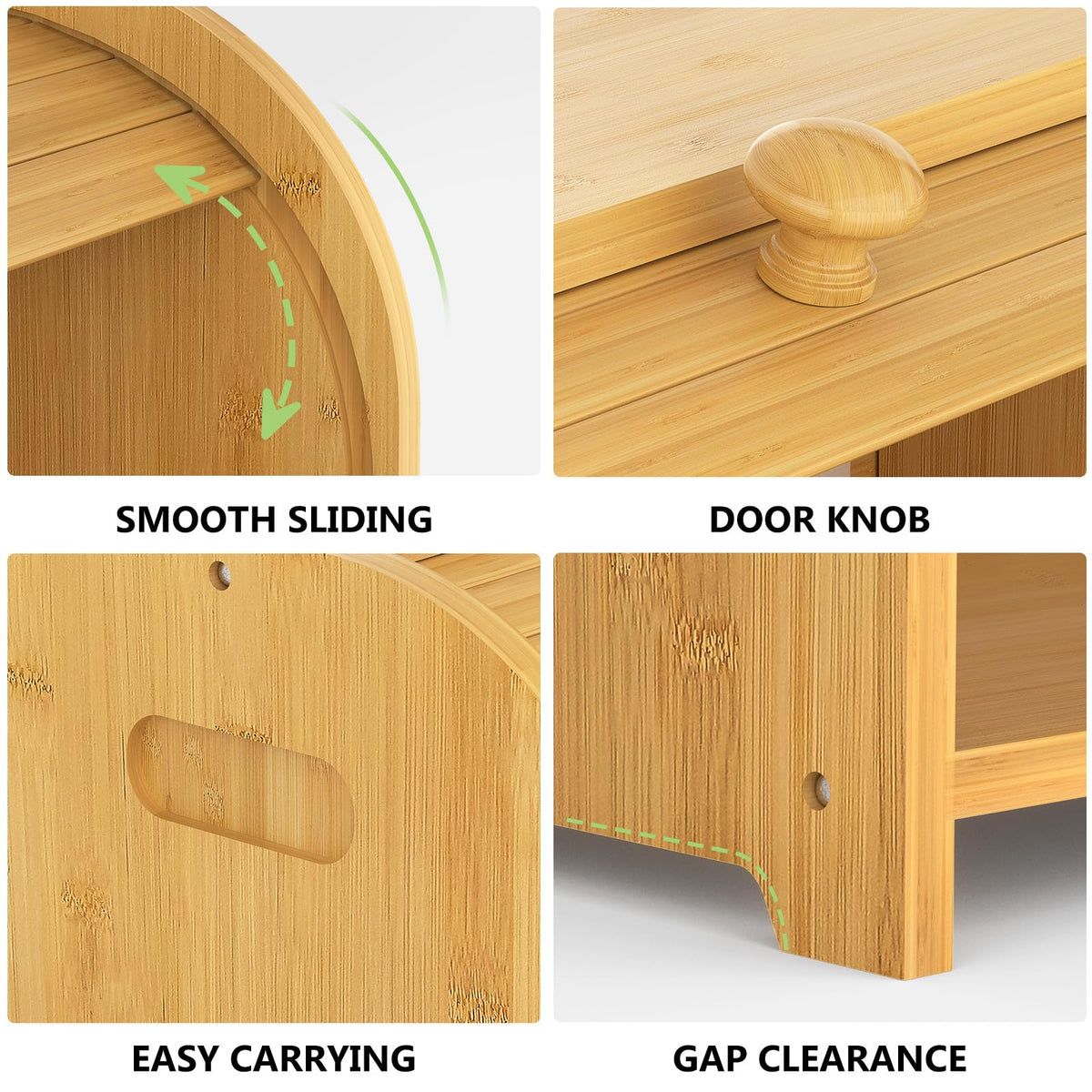 Bamboo Bread Box C212336