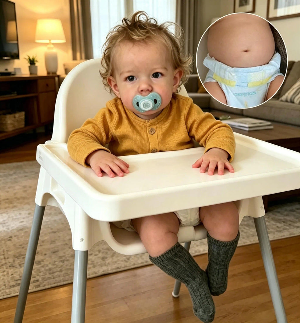 20 inch Vinyl Reborn Baby Doll with Hair Q697159
