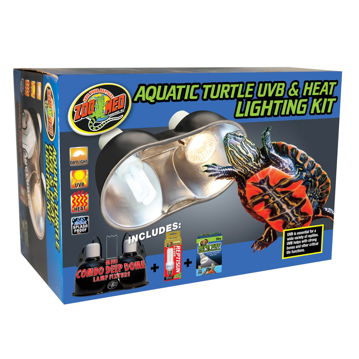 Aquatic Turtle UVB & Heat Lighting Kit U694