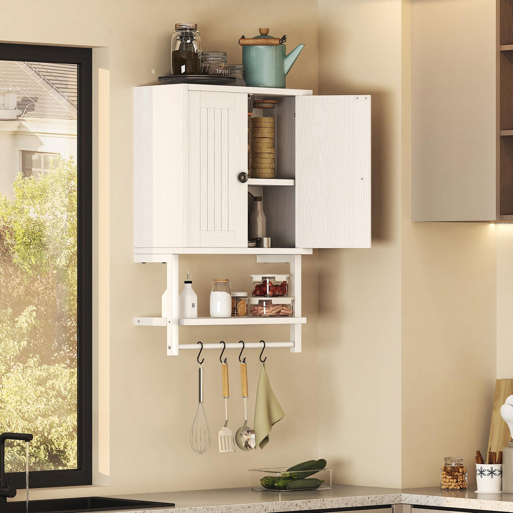 Small Rustic Medicine Cabinet with Two Barn Doors B8386