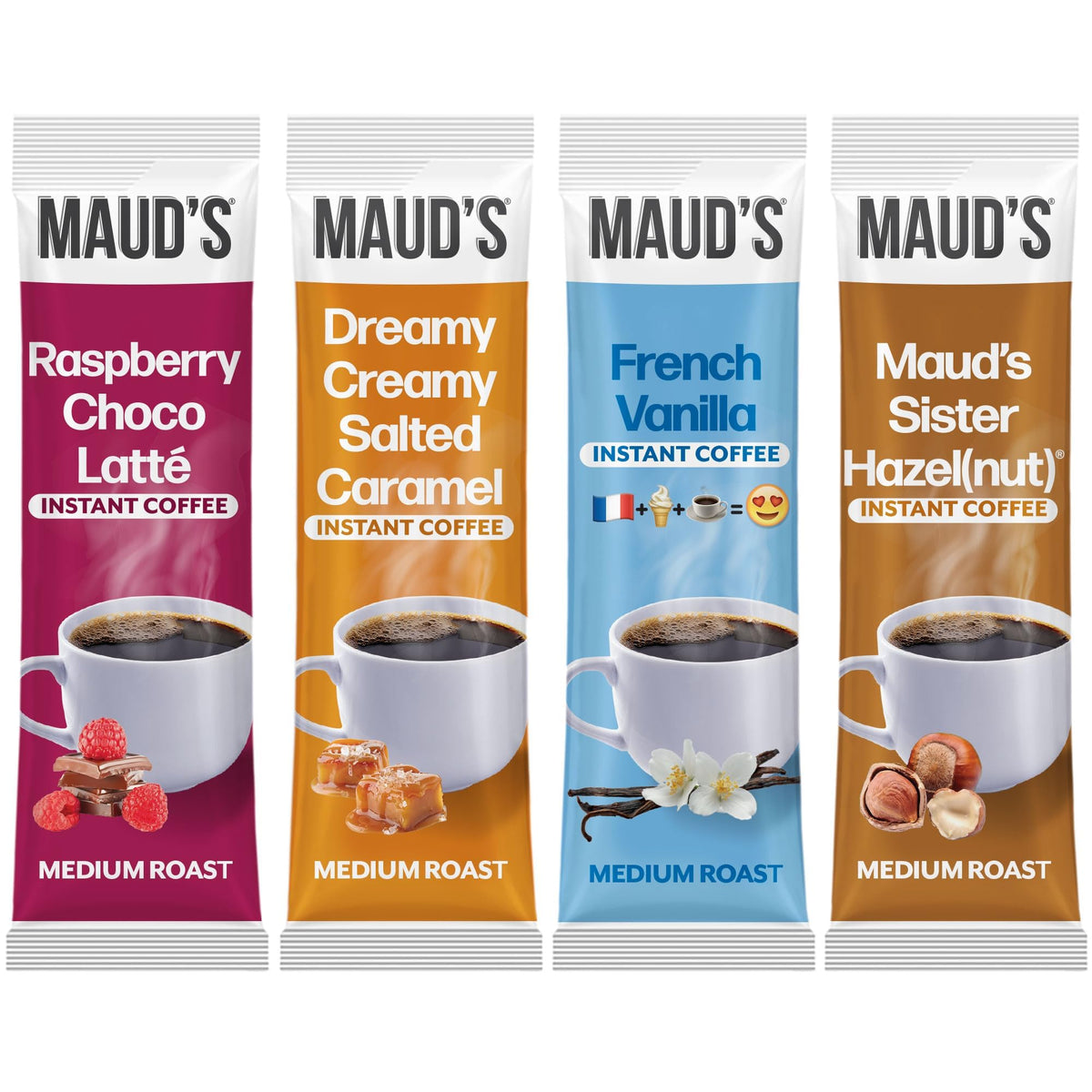 Flavored Instant Coffee Variety Pack, 24ct P580188