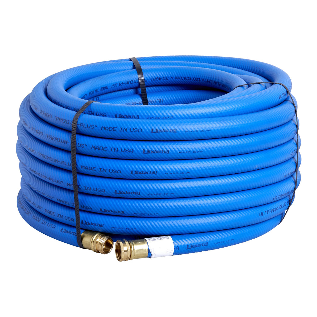 Blue 100 ft Lightweight Flexible Anti-Kink Garden Water Hose Q687