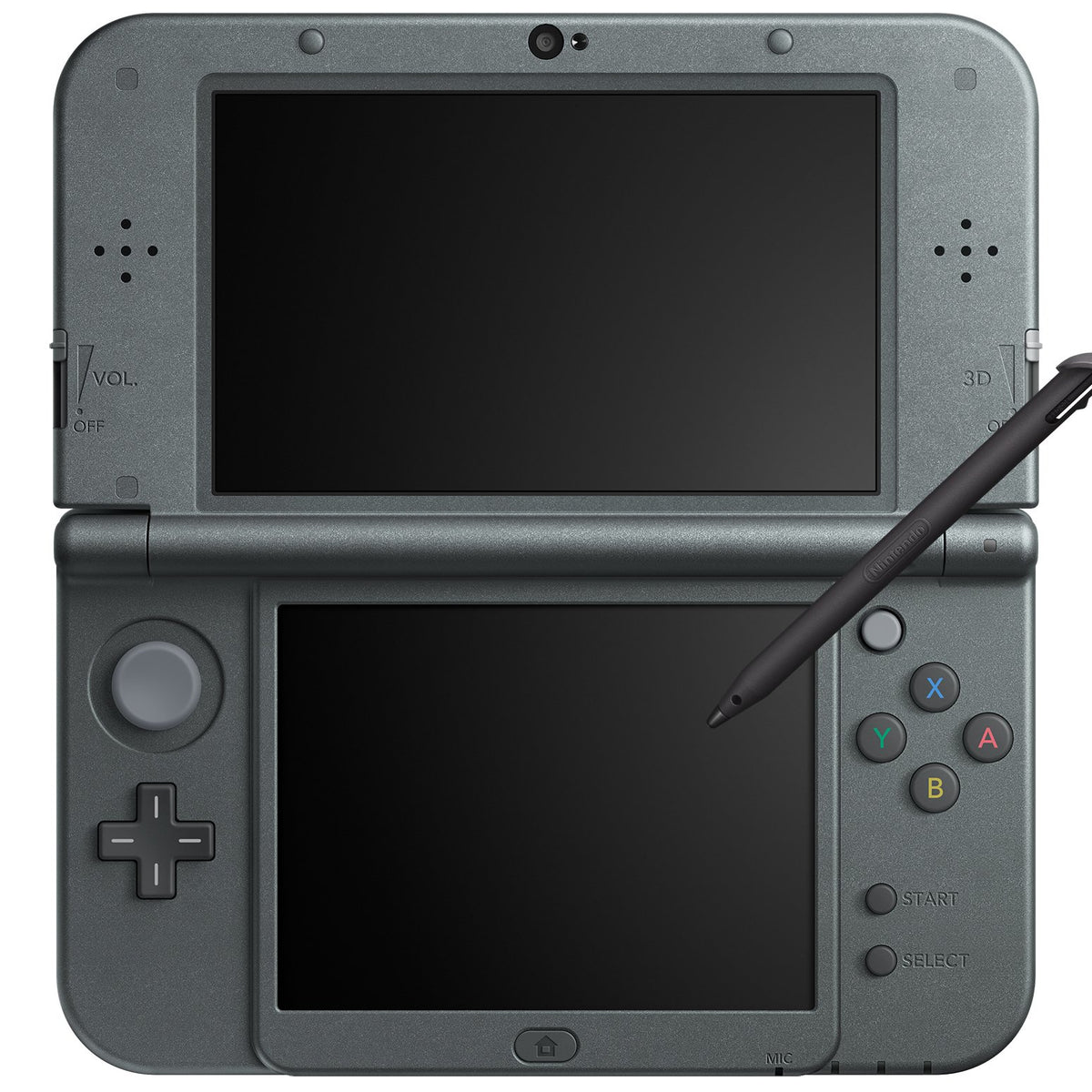 Metallic Black Nintendo 3DS LL R5442