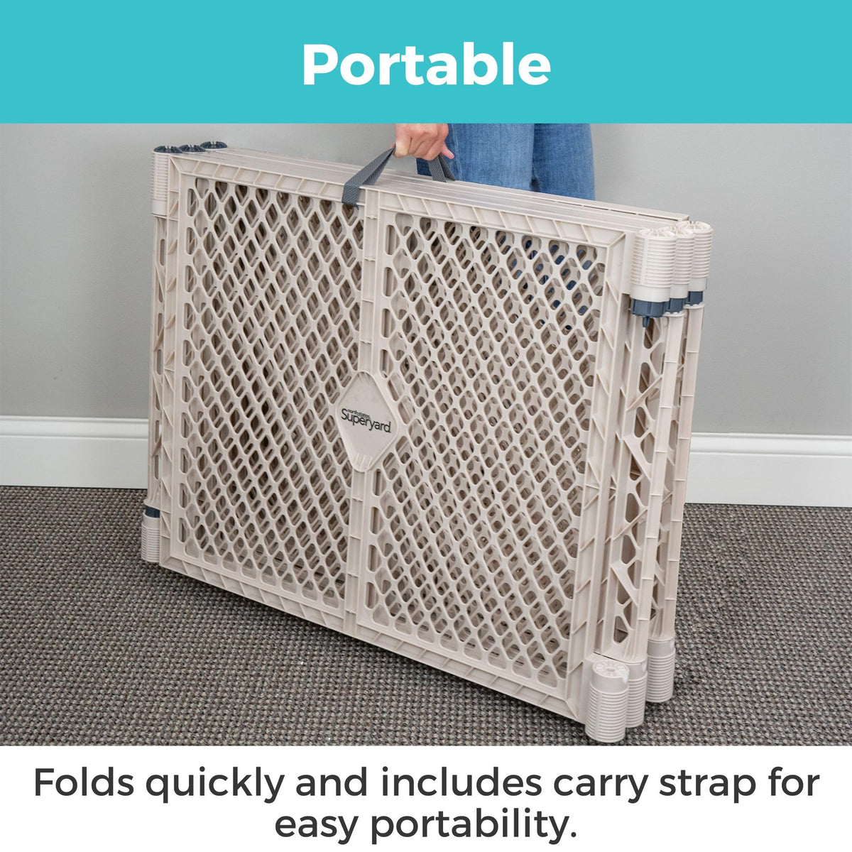 6-Panel Baby Playard E43730