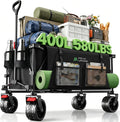 Collapsible Heavy Duty Beach Wagon with Big Wheels E661