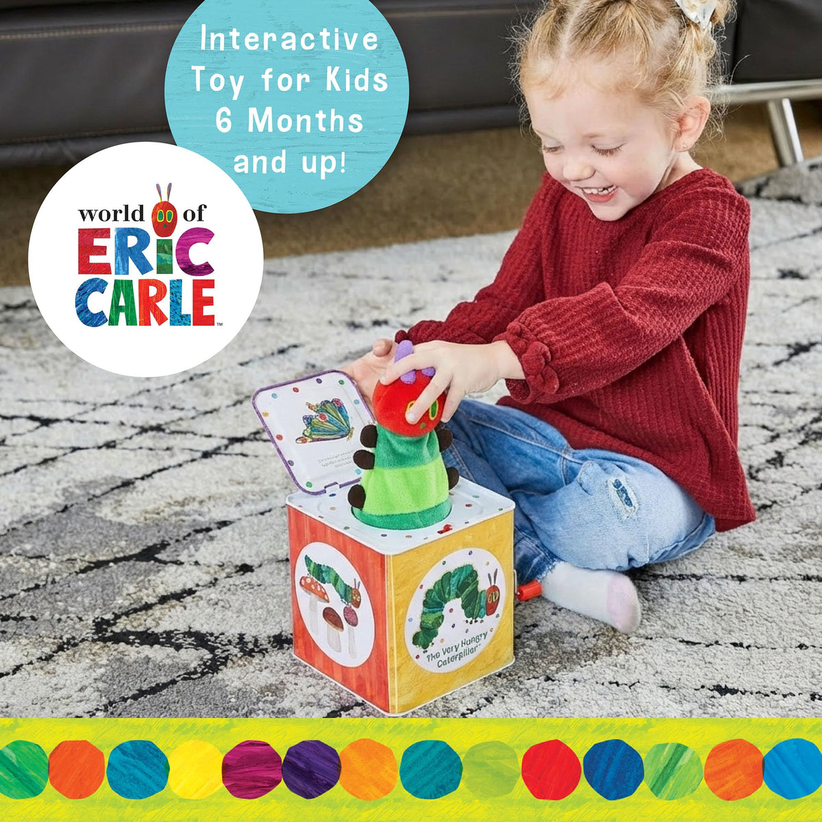 The Very Hungry Caterpillar Jack in the Box Toy X3926