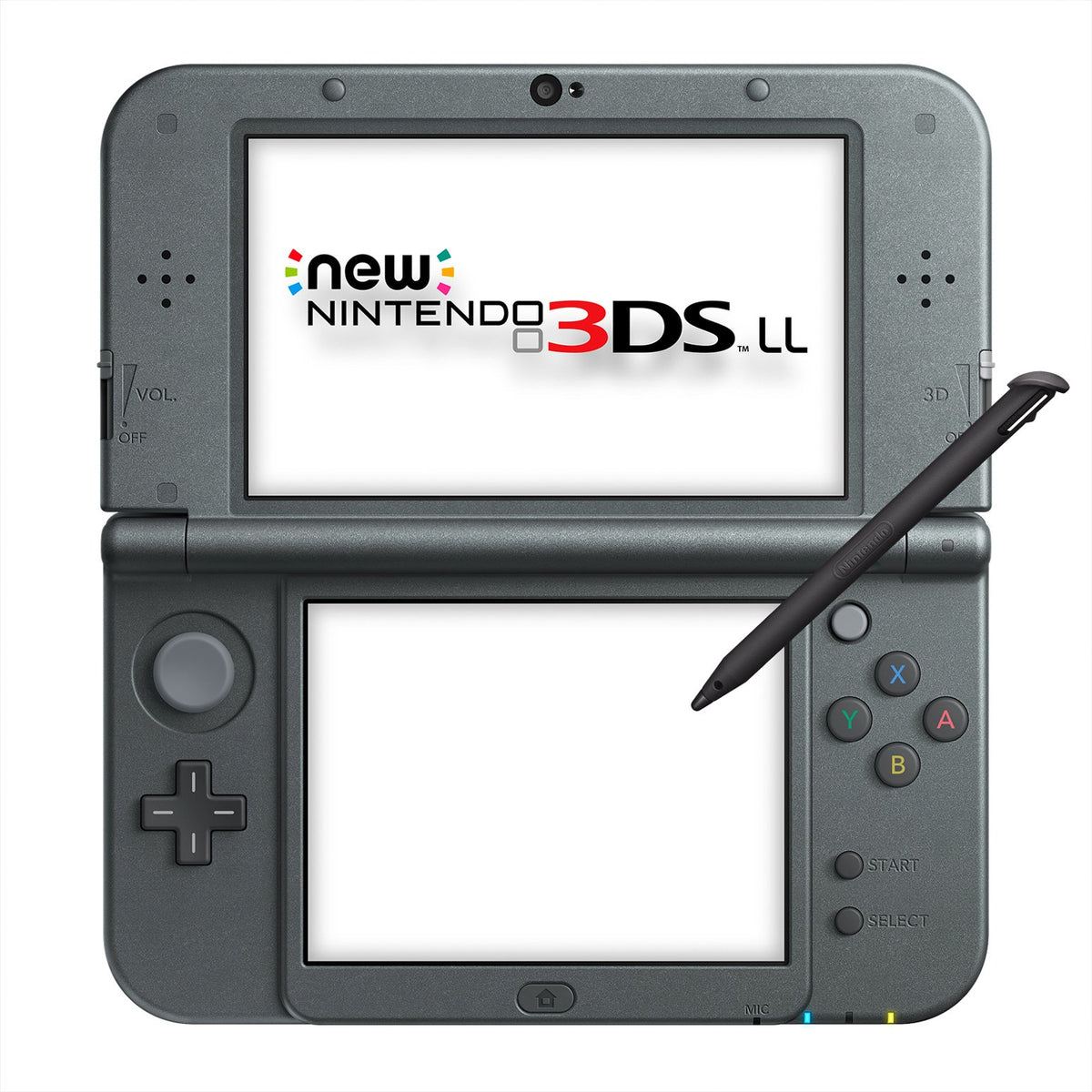 Metallic Black Nintendo 3DS LL R5442