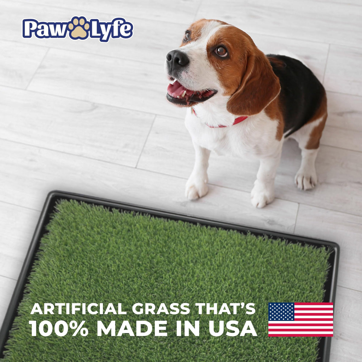 Artificial Grass Dog Potty with Tray J7260