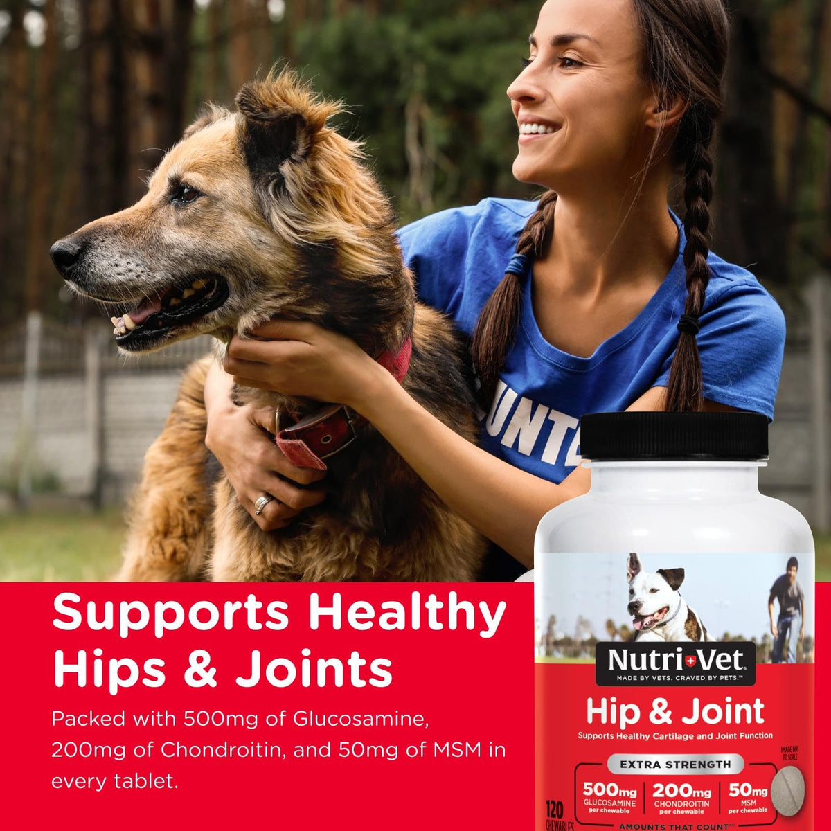 500mg Glucosamine Hip & Joint Supplement, 120 Ct V9788