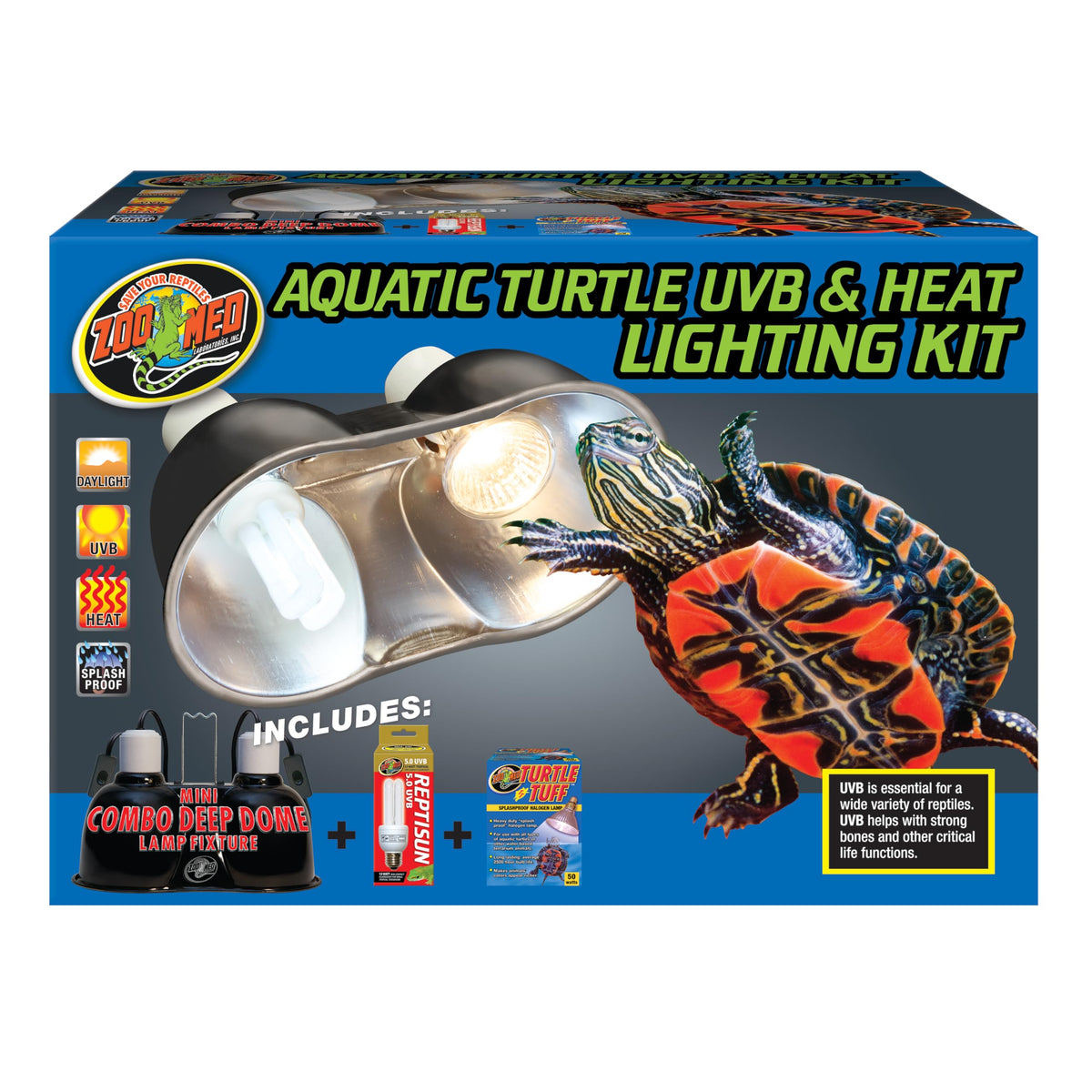 Aquatic Turtle UVB & Heat Lighting Kit U694
