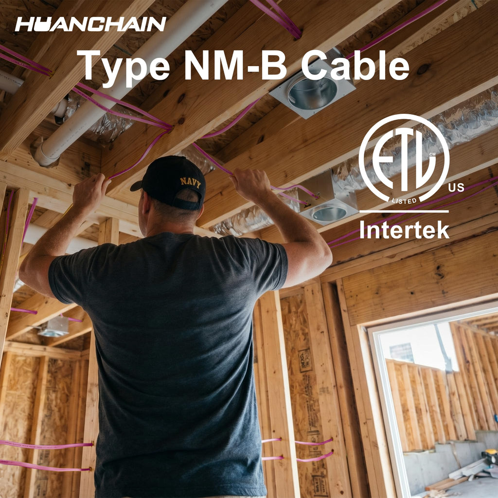 Pink 100FT Non-Metallic Sheathed Cable A612028
