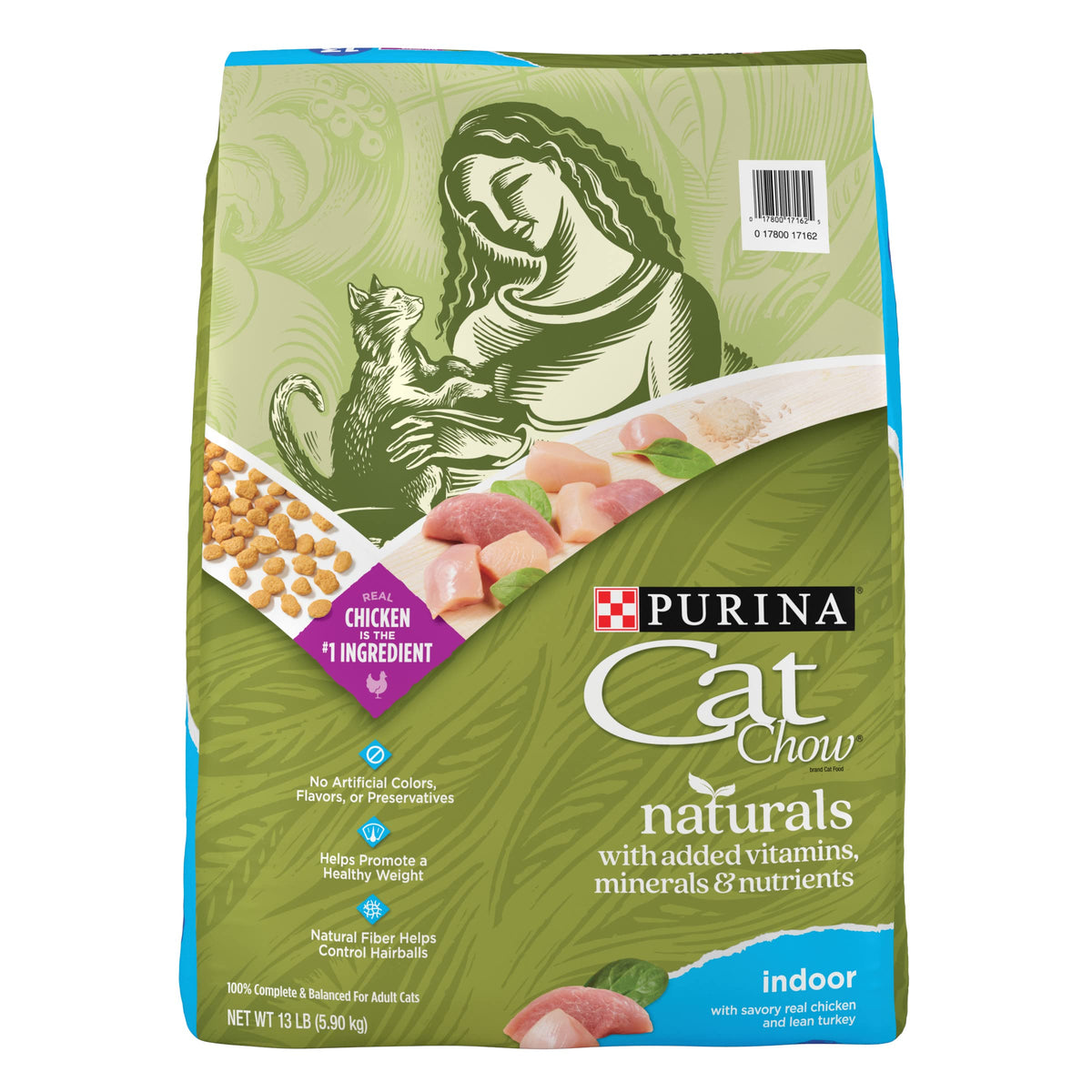 Indoor Dry Cat Food 13 lb Bag G35703
