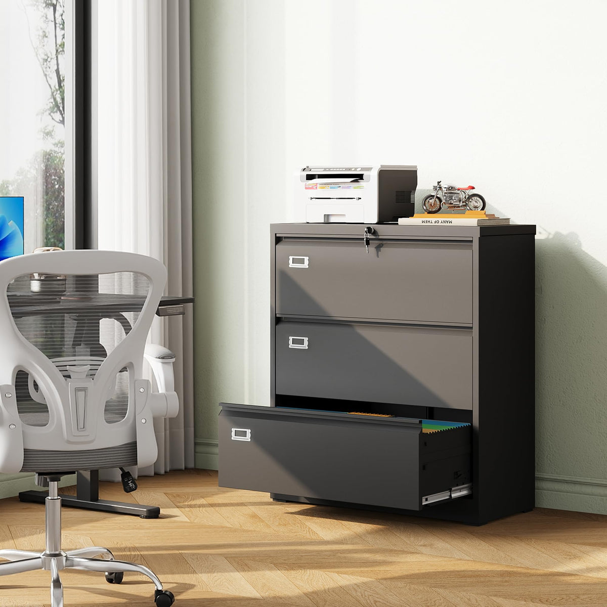 3 Drawer Lateral File Cabinet D5961