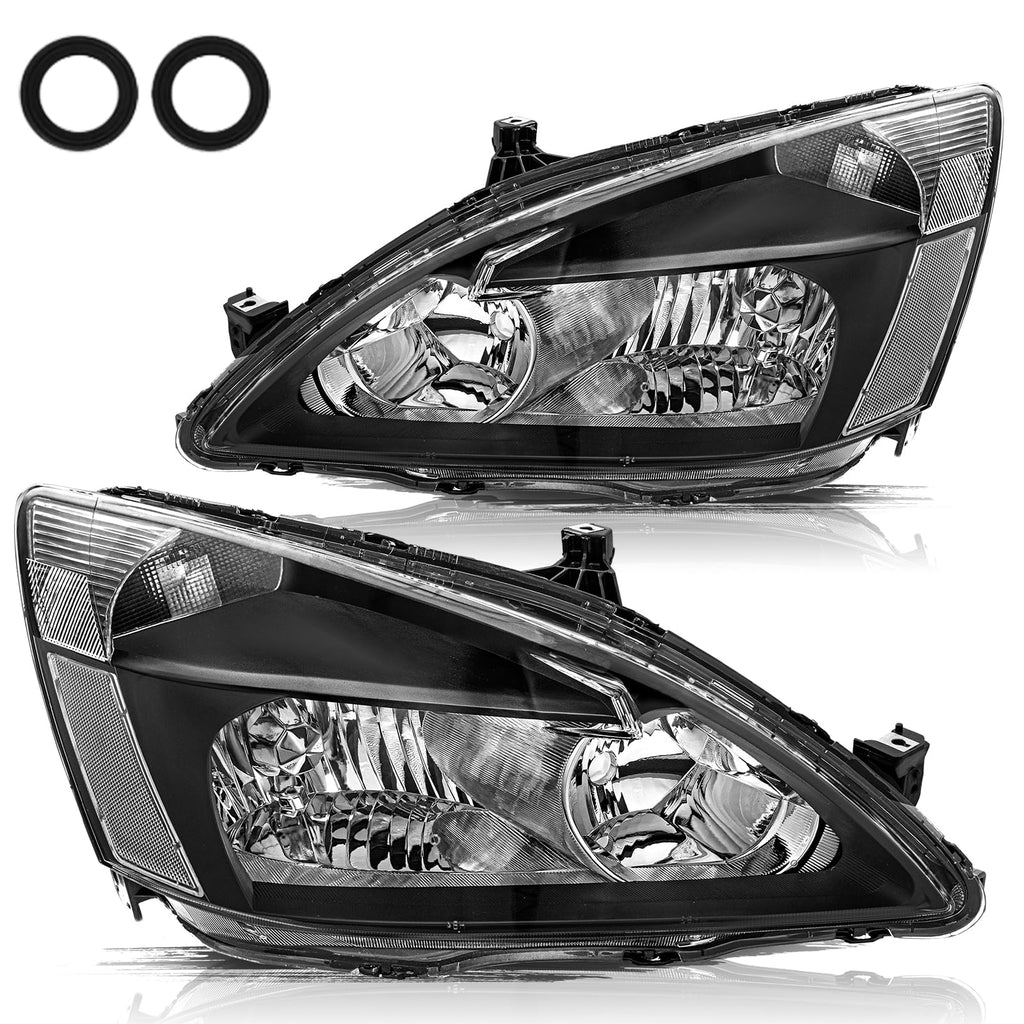 Black Clear Headlight Assembly T30403