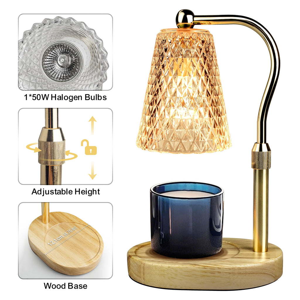 Adjustable Candle Warmer Lamp with Timer H30042