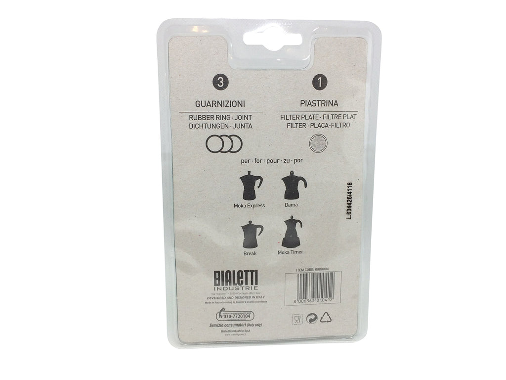 6 Cup Replacement Filter and 3 Gaskets P378334